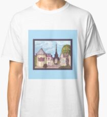 Paris Eiffel Tower inspired impressionist landscape by Kristie Hubler Classic T-Shirt