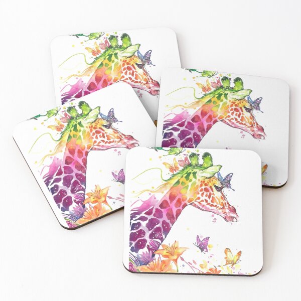 Item preview, Giraffe and butterflies are multicolored designed and sold by azomiross.