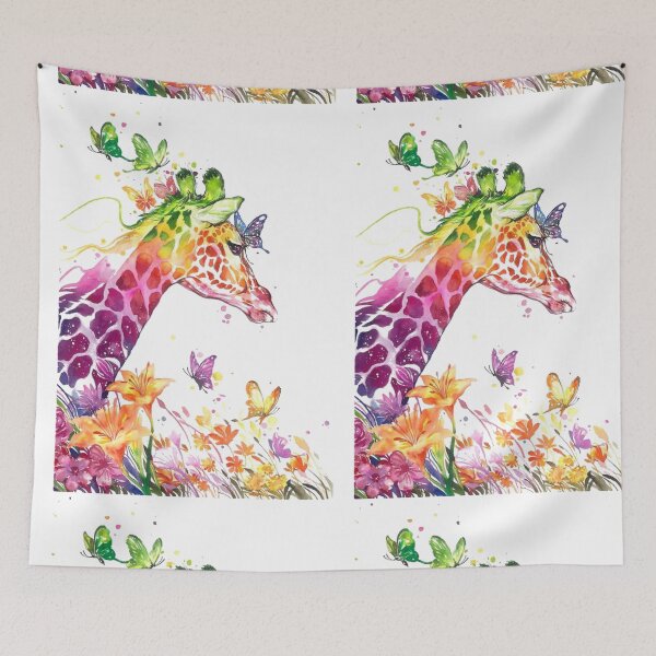 Item preview, Giraffe and butterflies are multicolored designed and sold by azomiross.