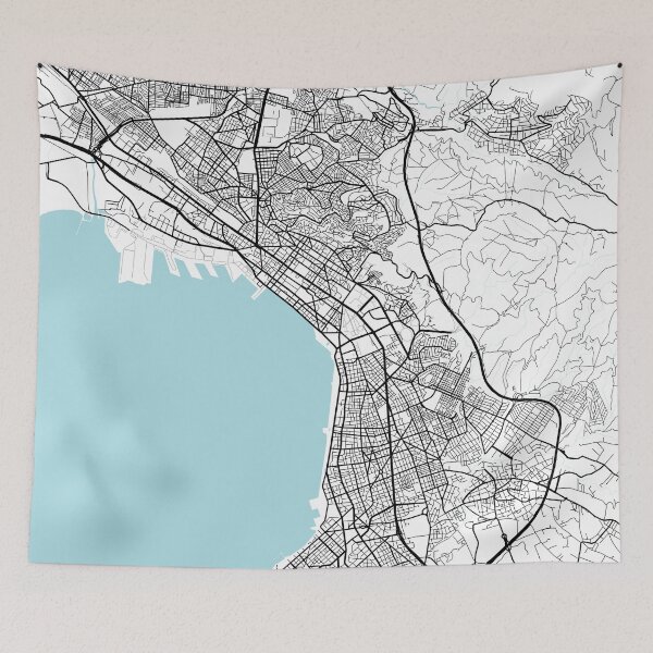 Item preview, Thessaloniki City Map of Greece - Circle designed and sold by deMAP.
