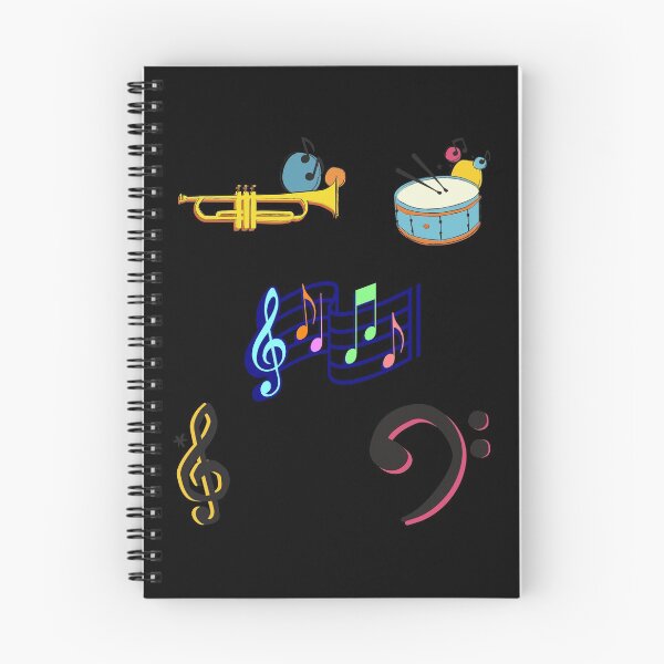 Item preview, Music, Musical Notes, Clef, trumpet and drums sticker pack designed and sold by fra02.