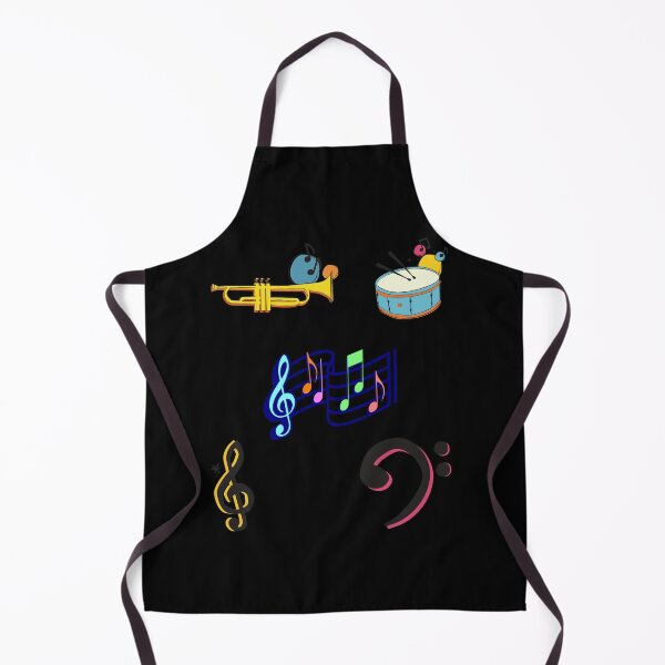 Item preview, Music, Musical Notes, Clef, trumpet and drums sticker pack designed and sold by fra02.