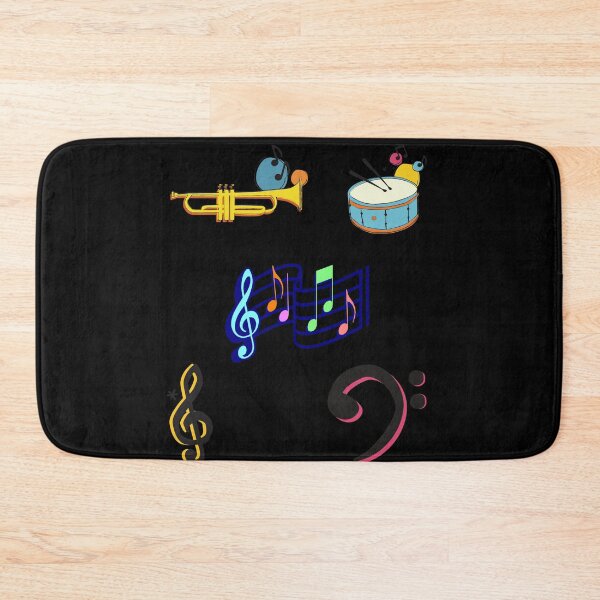 Item preview, Music, Musical Notes, Clef, trumpet and drums sticker pack designed and sold by fra02.