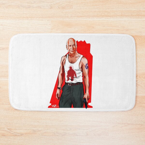 Item preview, Bruce Willis - An illustration by Paul Cemmick designed and sold by TIGERDAVER.