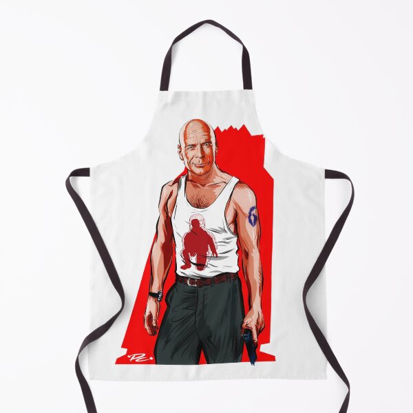 Item preview, Bruce Willis - An illustration by Paul Cemmick designed and sold by TIGERDAVER.