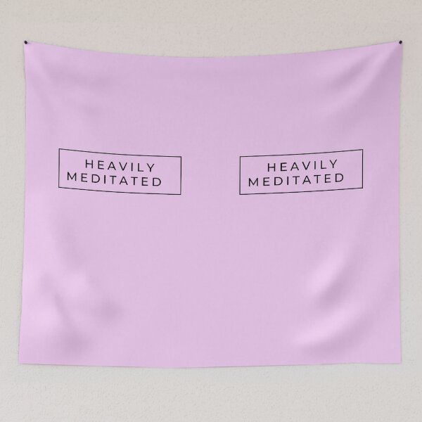 Item preview, Heavily meditated  designed and sold by Smashyogashirts.