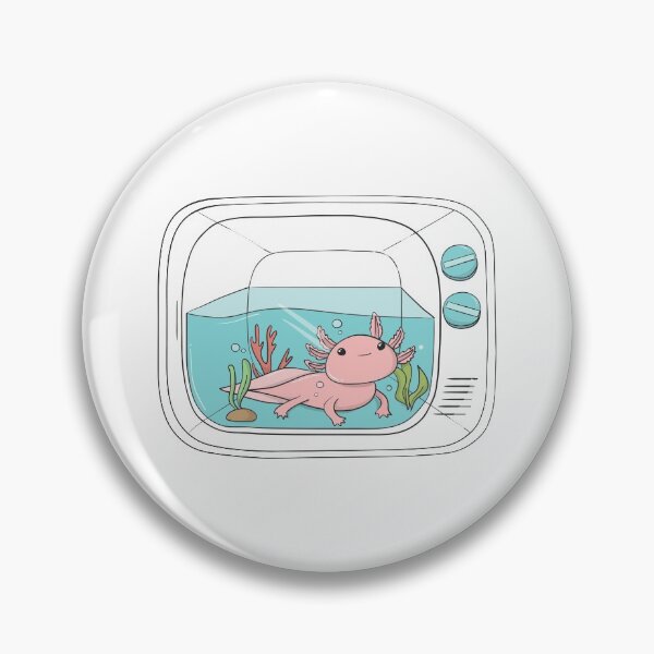 Item preview, Cute Axolotl In Tank designed and sold by Vaishnavi Deo.