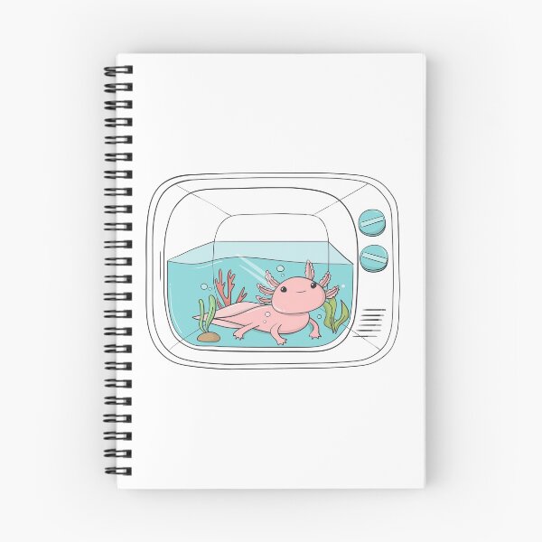 Item preview, Cute Axolotl In Tank designed and sold by Vaishnavi Deo.