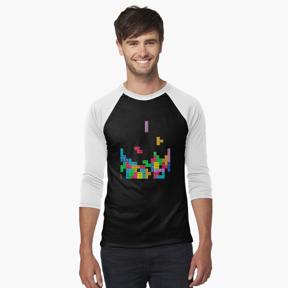 Vista previa del artículo con la obra «Camiseta ¾ estilo béisbol», diseñado y vendido por Sintes.