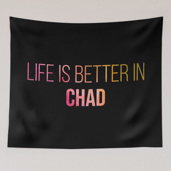 Item preview, Life is better in Chad in Watercolor designed and sold by XCIV.