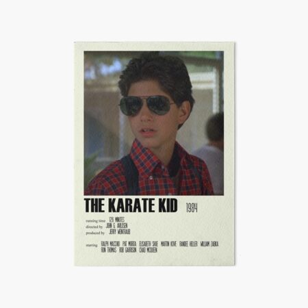 The Karate Kid (1984) Póster alternativo Art Movie Large (1) Lámina rígida