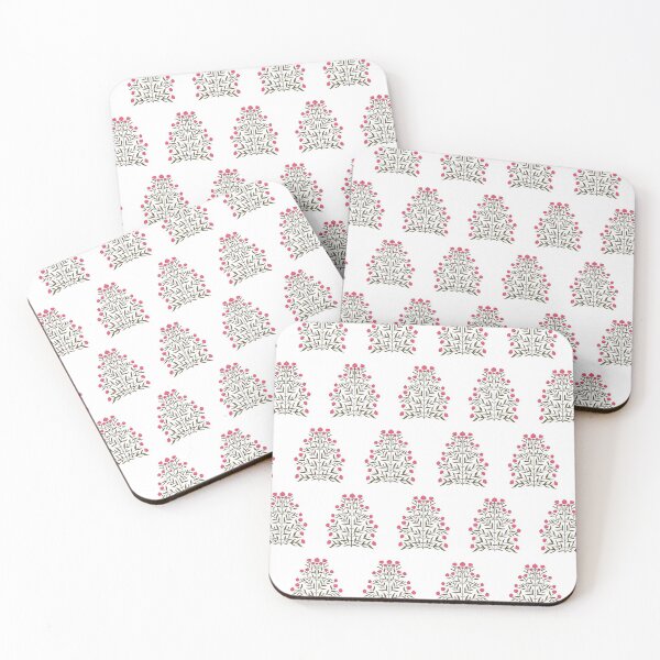 Item preview, Indian Mughal Flower Motif Pattern - Pink designed and sold by Artsychoke.