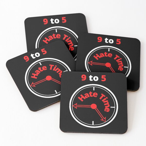 Item preview, Nine to five total waste of time  designed and sold by Rrrainbow.