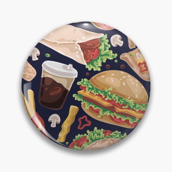 Item preview, Assorted Fast Food Buffet Spread designed and sold by Alicia Chee.