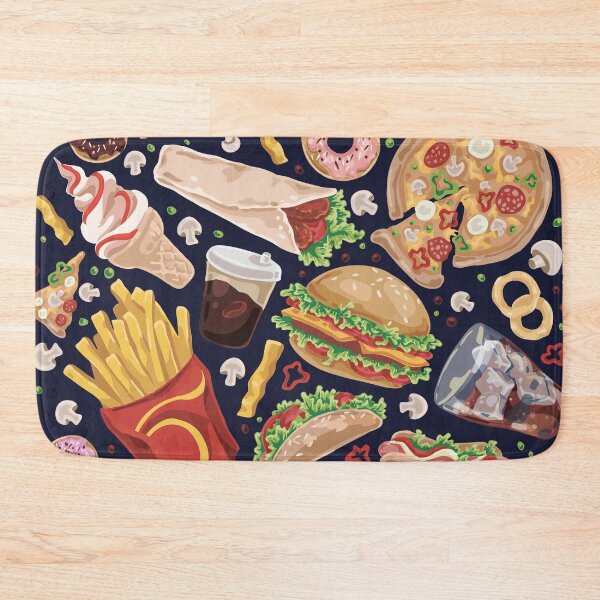 Item preview, Assorted Fast Food Buffet Spread designed and sold by Alicia Chee.