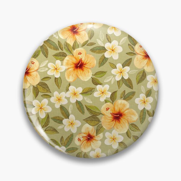 Item preview, Sage and Olive Green Hawaiian Floral designed and sold by micklyn.