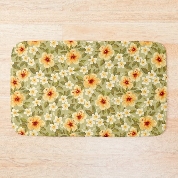 Item preview, Sage and Olive Green Hawaiian Floral designed and sold by micklyn.