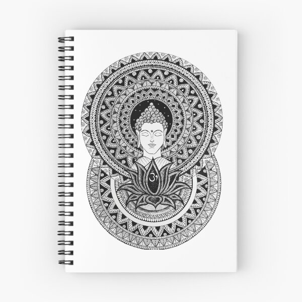 Item preview, Buddha Mandala Art Sketch designed and sold by SereneSouls.
