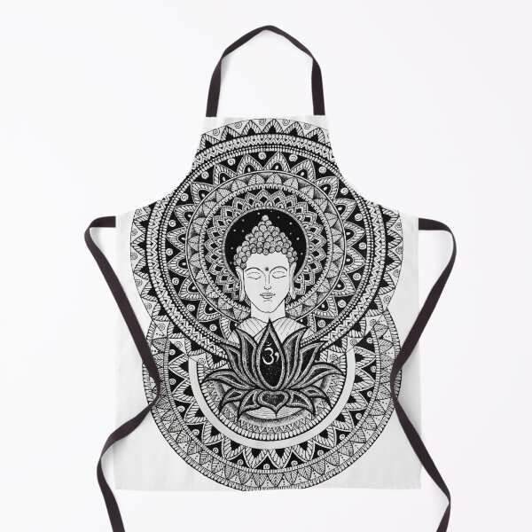 Item preview, Buddha Mandala Art Sketch designed and sold by SereneSouls.