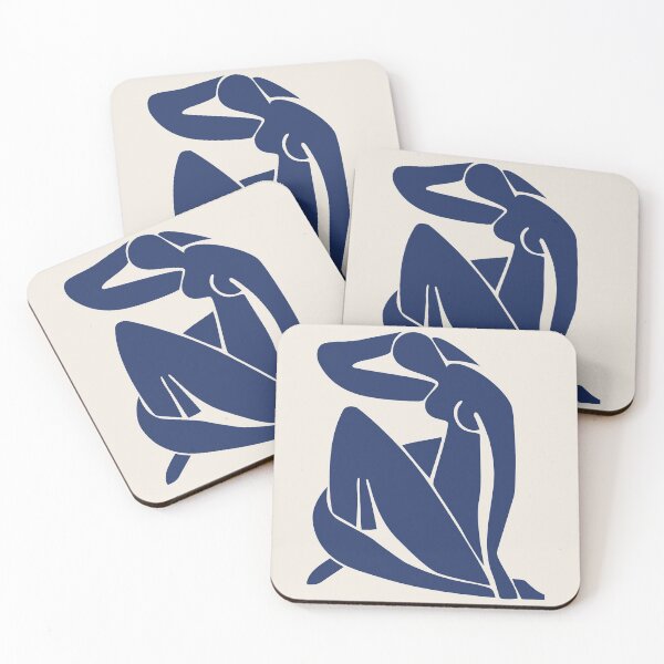 Item preview, Henri Matisse Nude, Paper Decoupes Art Blue, Matisse Cutout's designed and sold by re-make-.