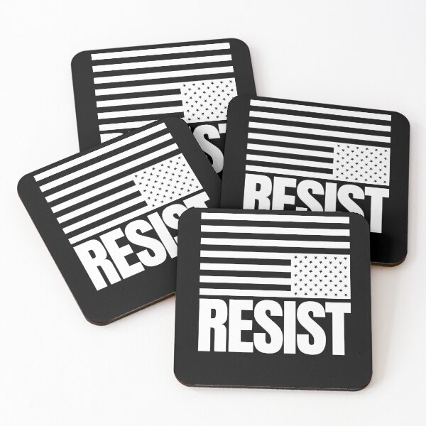 Item preview, Upside Down Flag USA American Black And White Resist designed and sold by WillPowerApp.
