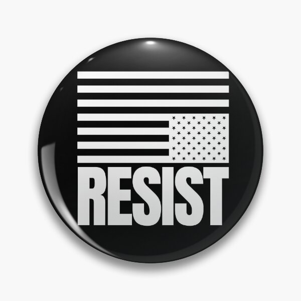Item preview, Upside Down Flag USA American Black And White Resist designed and sold by WillPowerApp.