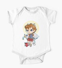 Chibi St. Michael Short Sleeve Baby One-Piece