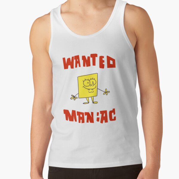 SpongeBob SquarePants Classic - Wanted Maniac Tank Top