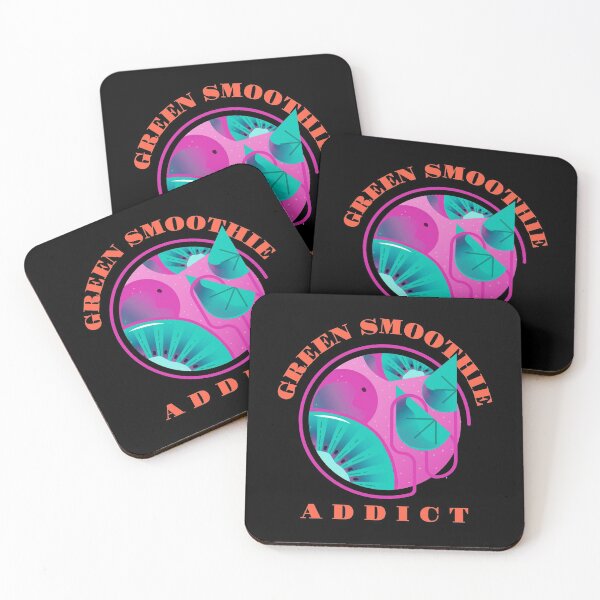 Item preview, Green Smoothies Addict – Healthy Juice of Pink Grapes and Blue Kiwis designed and sold by The Green Corner.