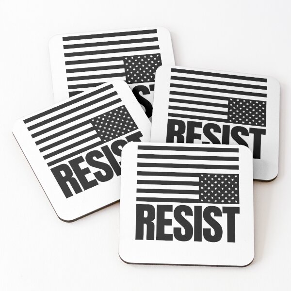 Item preview, Upside Down Flag USA American Black And White Resist designed and sold by WillPowerApp.
