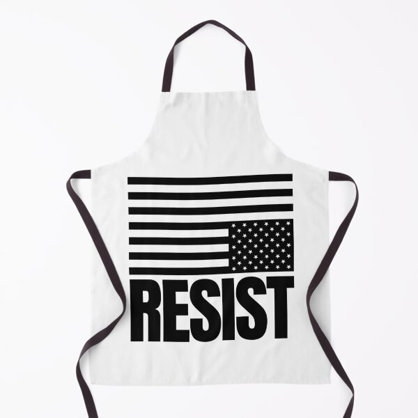 Item preview, Upside Down Flag USA American Black And White Resist designed and sold by WillPowerApp.