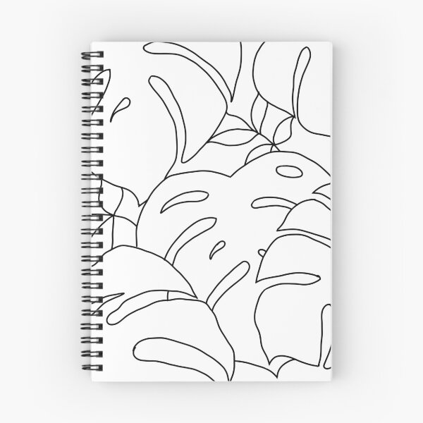 Item preview, Black and White Monstera Leaf​  designed and sold by chuleekorn.