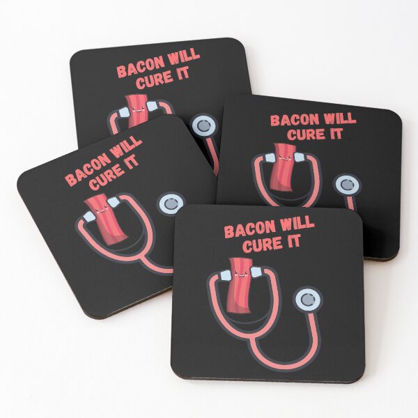 Item preview, Bacon will cure it! Food Pun designed and sold by GoodMoodFood.