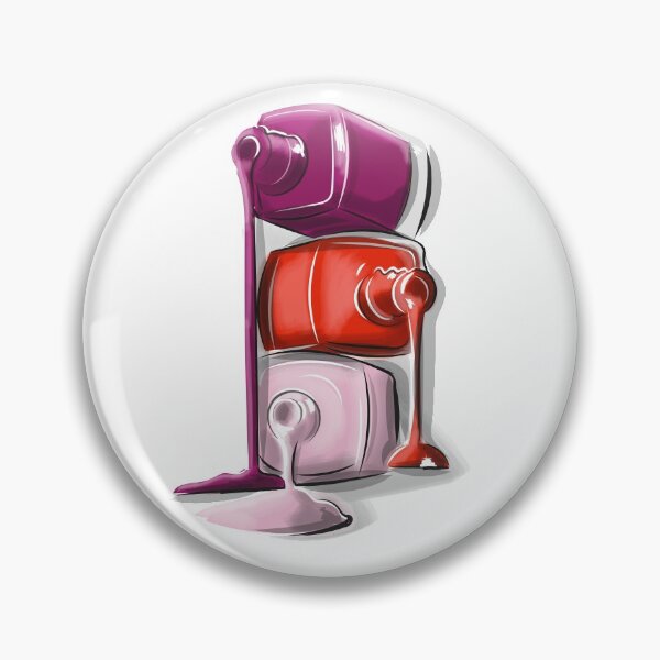 Item preview, nail polish illustration high quality designed and sold by DenicaStudio.