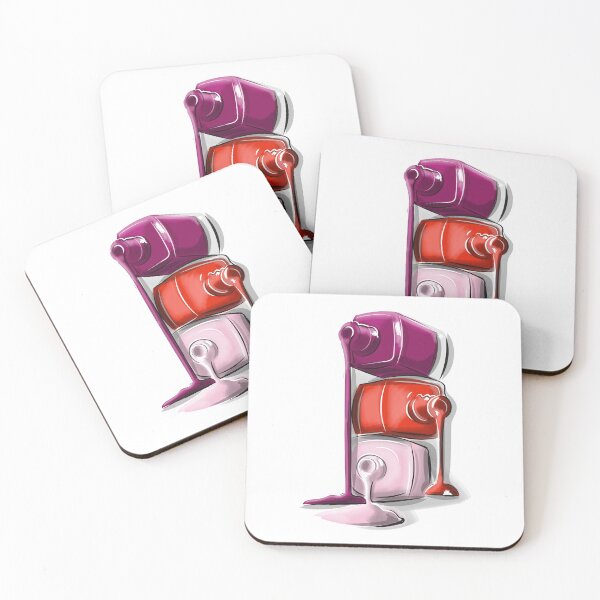 Item preview, nail polish illustration high quality designed and sold by DenicaStudio.