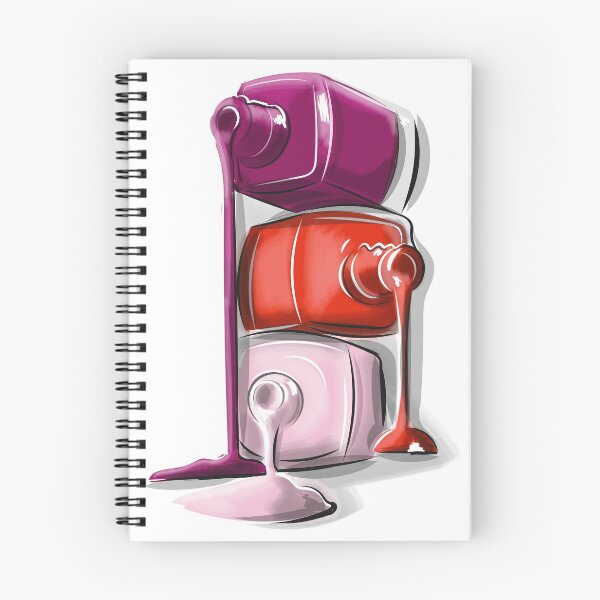 Item preview, nail polish illustration high quality designed and sold by DenicaStudio.