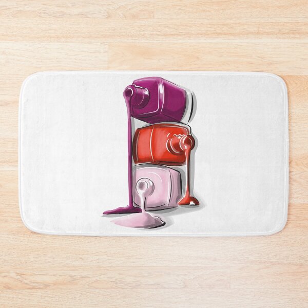 Item preview, nail polish illustration high quality designed and sold by DenicaStudio.