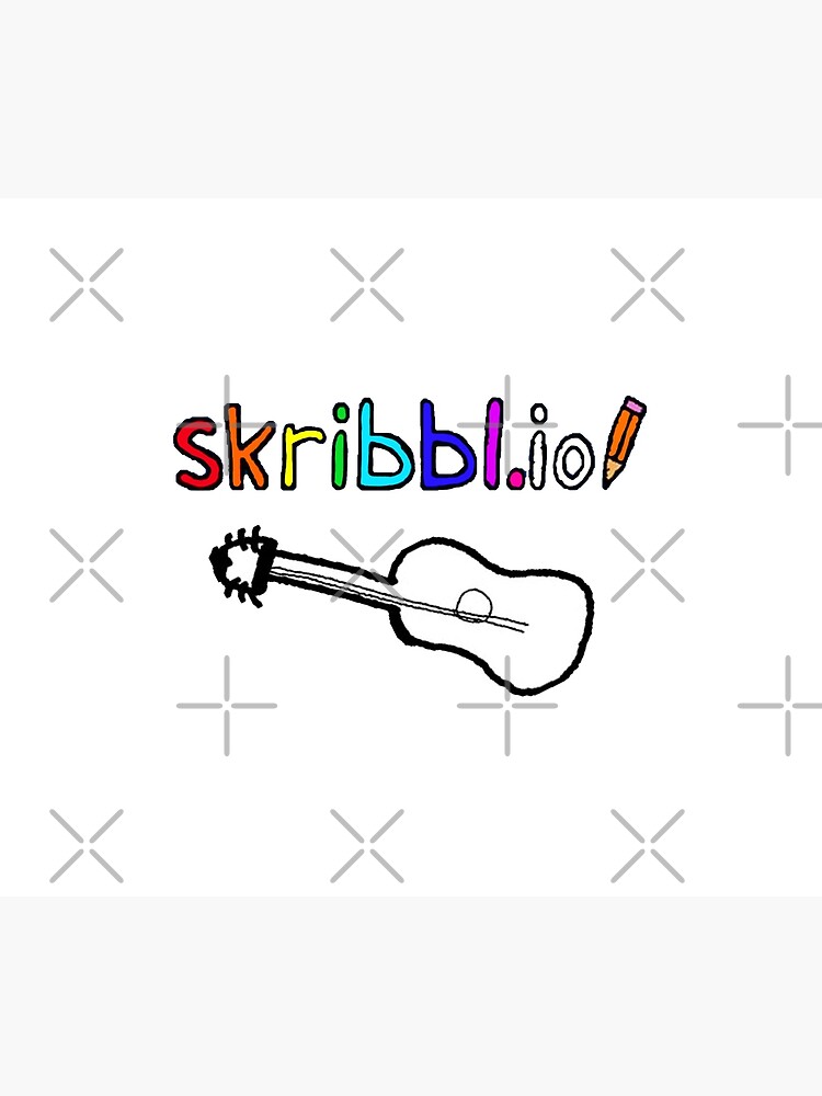 Skribbl io Guitar Poster for Sale by Gawop