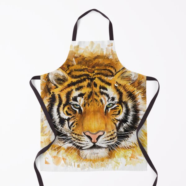 Item preview, Orange tiger face illustration designed and sold by azomiross.