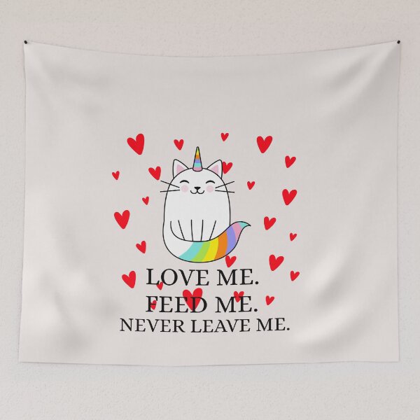 Item preview, Love me Feed me Never leave me  designed and sold by JobaBreezy.