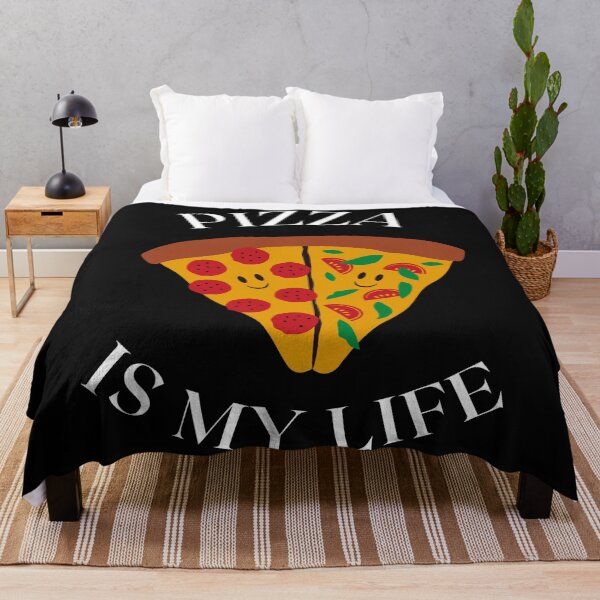 Item preview, Pizza is My Life White Text Version- Pizza Lovers designed and sold by EvaWolf.