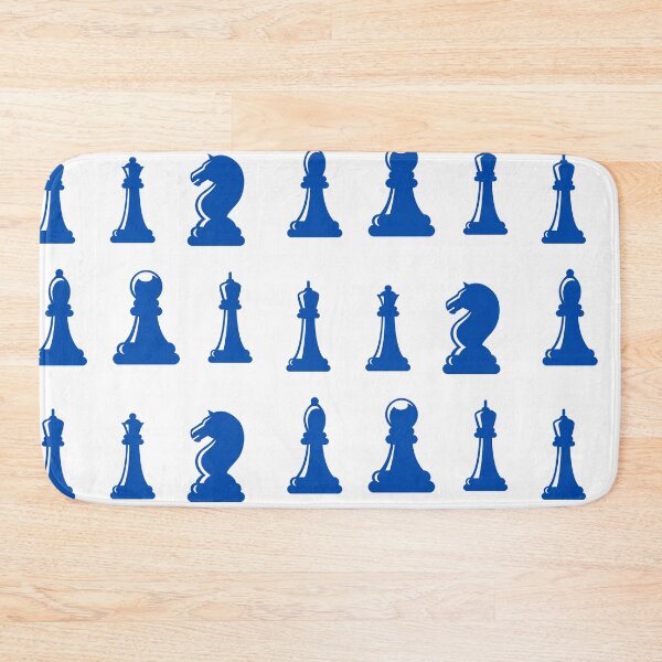 Item preview, blue chess pieces designed and sold by lameyadeco.
