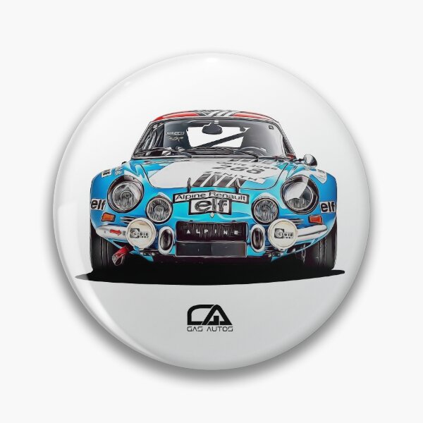 Item preview, Alpine Renault in Blue Illustration designed and sold by gasautos.