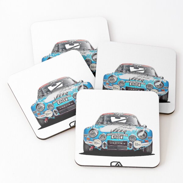 Item preview, Alpine Renault in Blue Illustration designed and sold by gasautos.