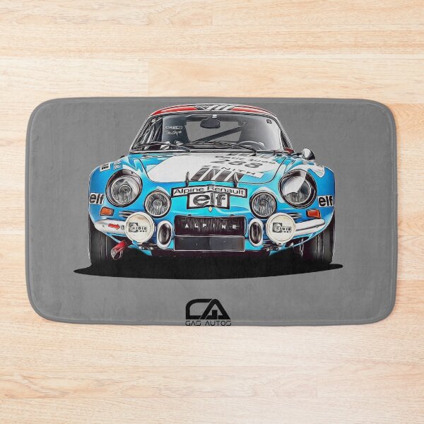 Item preview, Alpine Renault in Blue Illustration designed and sold by gasautos.