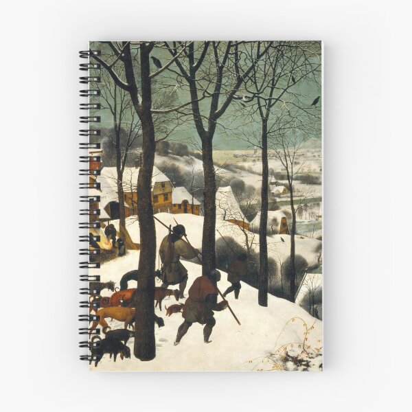 Item preview, HUNTERS IN THE SNOW Winter Landscape by Brueghel The Elder designed and sold by BulganLumini.