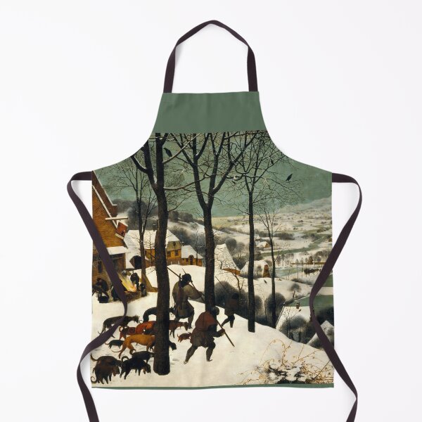 Item preview, HUNTERS IN THE SNOW Winter Landscape by Brueghel The Elder designed and sold by BulganLumini.