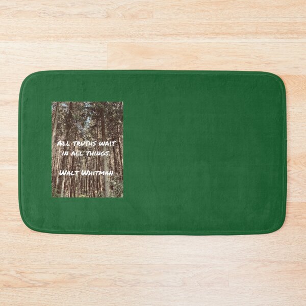 Item preview, All truths wait in all things, Walt Whitman designed and sold by Pelikancrazy.
