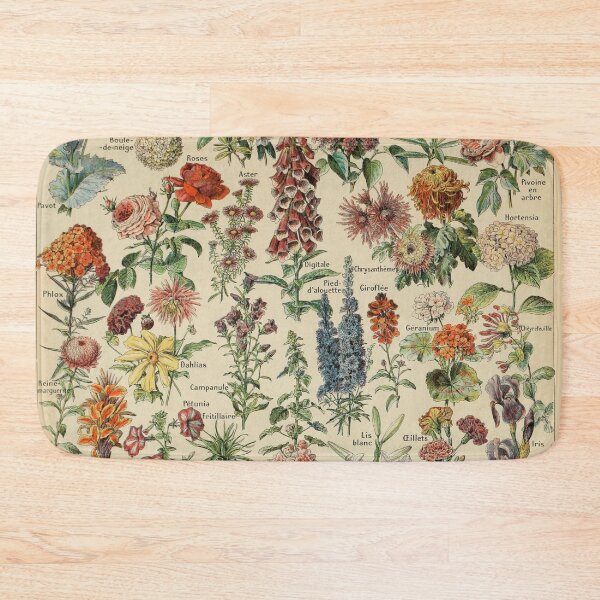 Item preview, Varieties of fleurs-pour tous chart poster art - Adolphe Millot  designed and sold by Vintage Designs +.