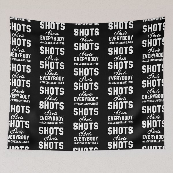 Aperçu de l'œuvre Vaccine Shots Shots Shots - Cadeau de vaccination Pro créée et vendue par DiogoCalheiros.